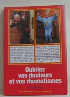 Couverture du produit · Oubliez vos douleurs et vos rhumatismes