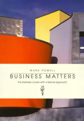 Couverture du produit · Business Matters: Student's Book: The Business Course with a Lexical Approach