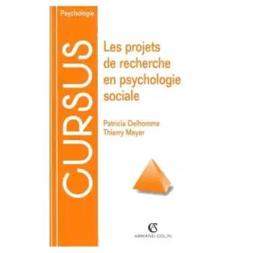Couverture du produit · LES PROJETS DE RECHERCHE EN PSYCHOLOGIE SOCIALE. Méthodes et techniques
