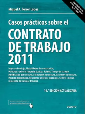 Couverture du produit · Casos prácticos sobre el contrato de trabajo 2011 (LABORAL)