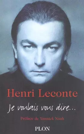 Couverture du produit · Je voulais vous dire...