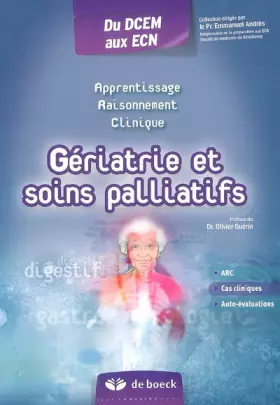 Couverture du produit · Gériatrie et soins palliatifs: Uniquement pour le marché français