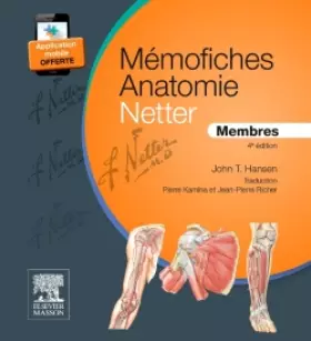 Couverture du produit · Mémofiches Anatomie Netter - Membres