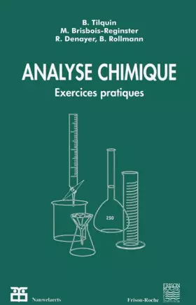 Couverture du produit · ANALYSE CHIMIQUE EXERCICES PRATIQUES