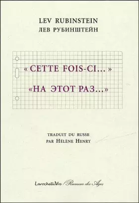 Couverture du produit · Cette fois-ci... : Edition bilingue Français-Russe