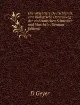 Couverture du produit · Die Weichtiere Deutschlands