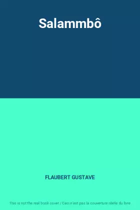 Couverture du produit · Salammbô
