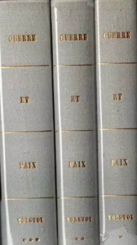 Couverture du produit · guerre et paix tome 3 collection le rayon des connaisseurs