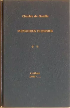 Couverture du produit · Memoires d'espoir II