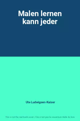 Couverture du produit · Malen lernen kann jeder