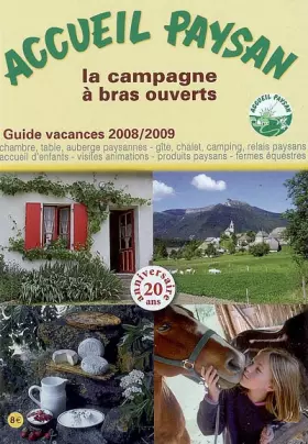 Couverture du produit · Accueil Paysan. Guide Vacances 2008/2009