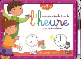 Couverture du produit · Ma première lecture de l'heure sur une ardoise