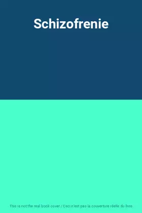 Couverture du produit · Schizofrenie