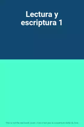 Couverture du produit · Lectura y escriptura 1
