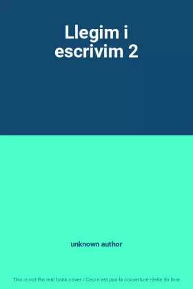 Couverture du produit · Llegim i escrivim 2