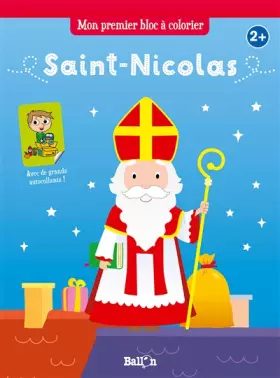 Couverture du produit · Mon premier bloc à colorier : Saint-Nicolas