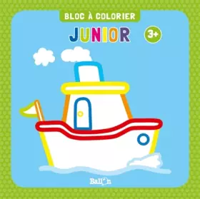 Couverture du produit · Bloc à colorier junior dès 3 ans (bateau)