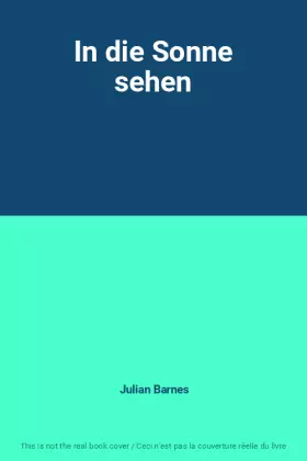 Couverture du produit · In die Sonne sehen