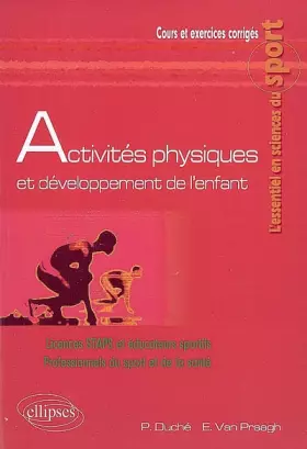 Couverture du produit · Activités physiques et développement de l'enfant