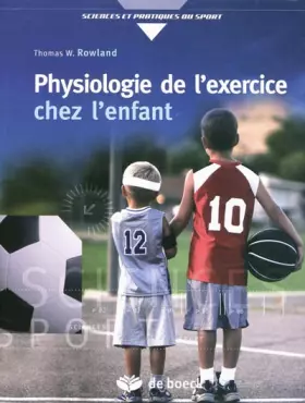Couverture du produit · Physiologie de l'exercice chez l'enfant