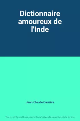 Couverture du produit · Dictionnaire amoureux de l'Inde