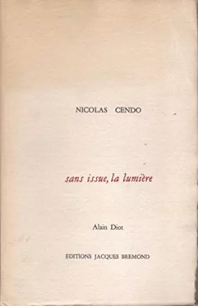 Couverture du produit · Sans issue, la lumiere