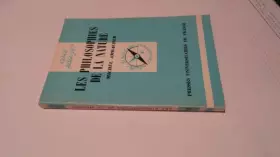 Couverture du produit · Les philosophies de la nature