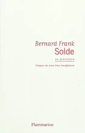 Couverture du produit · Solde
