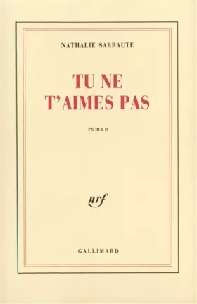 Couverture du produit · Tu ne t'aimes pas