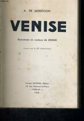 Couverture du produit · Venise.