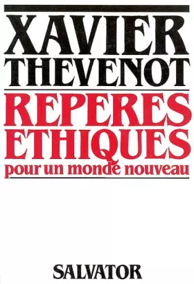 Couverture du produit · Repères éthiques pour un monde nouveau