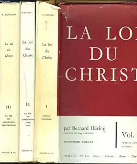 Couverture du produit · LA LOI DU CHRIST. THEOLOGIE MORALE EN 3 TOMES.