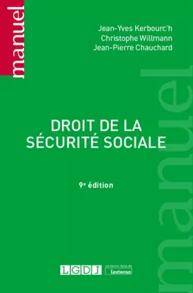 Couverture du produit · Droit de la sécurité sociale (2020)