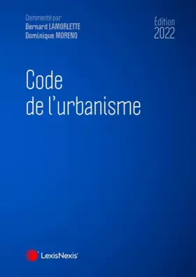 Couverture du produit · code de l urbanisme 2022