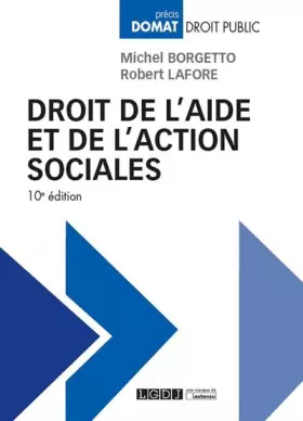 Couverture du produit · DROIT DE L'AIDE ET DE L'ACTION SOCIALES - 10EME EDITON