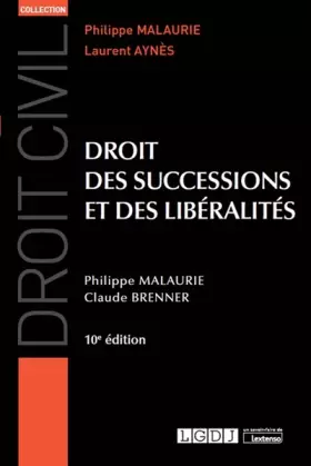Couverture du produit · Droit des successions et des libéralités (2022)