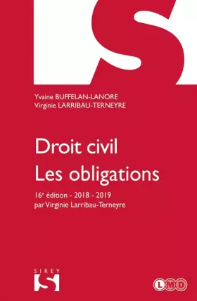 Couverture du produit · Droit civil. Les obligations - 16e ed.