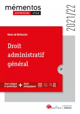 Couverture du produit · Droit administratif général: Un cours clair, structuré et accessible pour l'étudiant