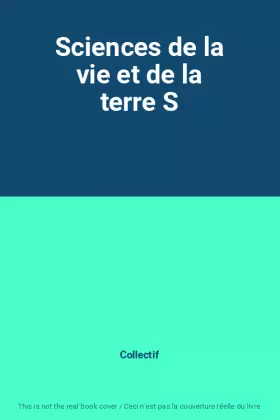 Couverture du produit · Sciences de la vie et de la terre S