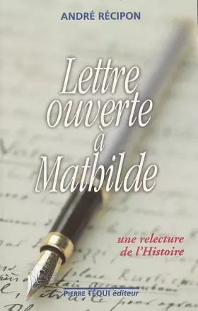 Couverture du produit · Lettre ouverte à Mathilde