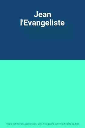Couverture du produit · Jean l'Evangeliste