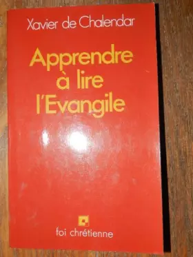 Couverture du produit · Apprendre à lire l'Évangile