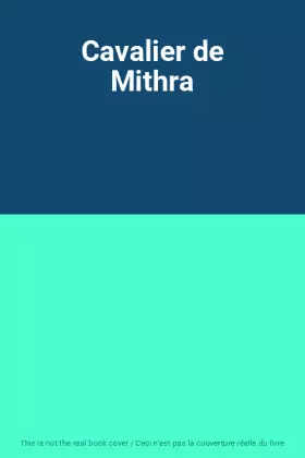 Couverture du produit · Cavalier de Mithra