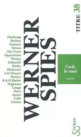Couverture du produit · L'oeil, le mot