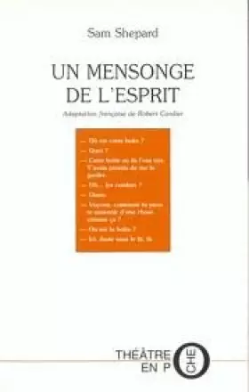 Couverture du produit · Mensonge de l'esprit