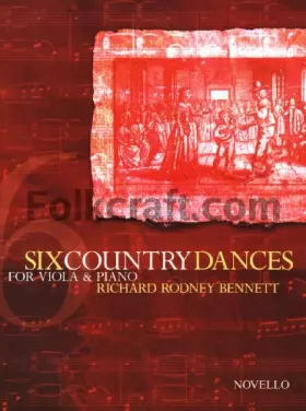 Couverture du produit · 6 Country Dances: Viola and Piano Accompanimnet