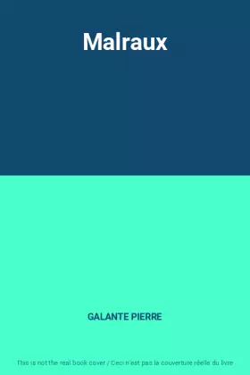 Couverture du produit · Malraux