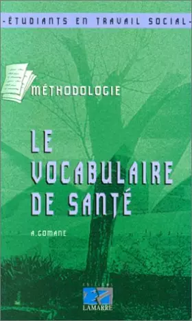 Couverture du produit · Le vocabulaire de santé