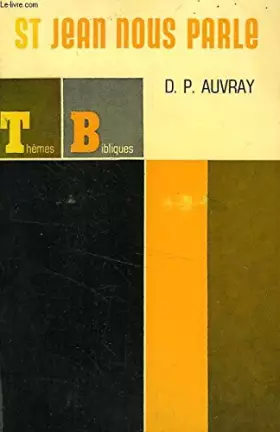 Couverture du produit · SAINT JEAN NOUS PARLE