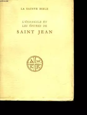 Couverture du produit · L'Evangile et les Epitres de Saint Jean